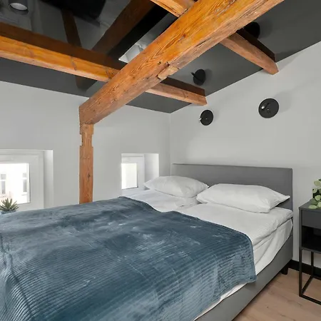 Modern Attic Apartment With Air Conditioning Lodz Orla 21 By Heyrent Апартаменти Лодзь
